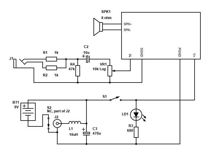 LM386 system idea