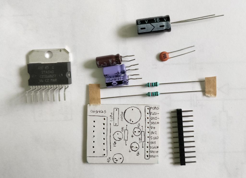Components to solder