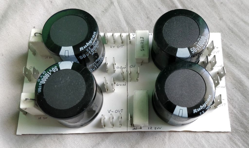 Power supply capacitors