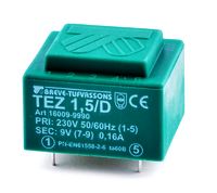 Breve Tufvassons TEZ1.5/D/9V PCB Transformer