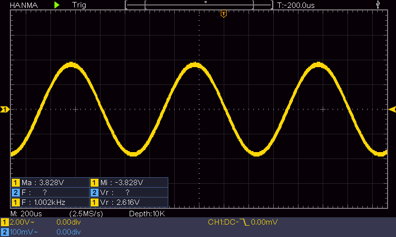 TPDA3122D2 oscilloscope capture