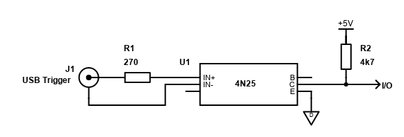 USB power opto-coupler schematic