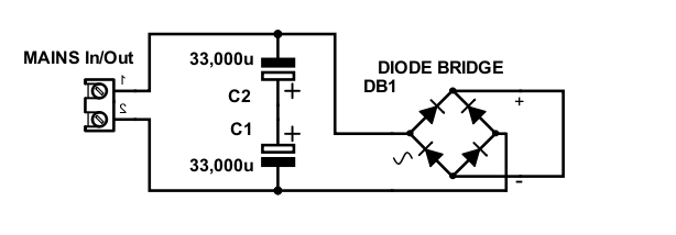 Mains DC Blocker