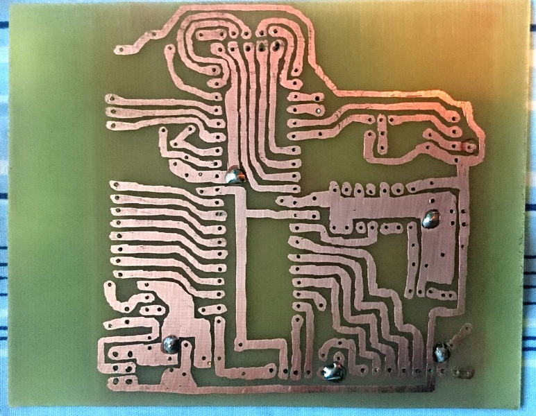 Control PIC PCB bottom layout