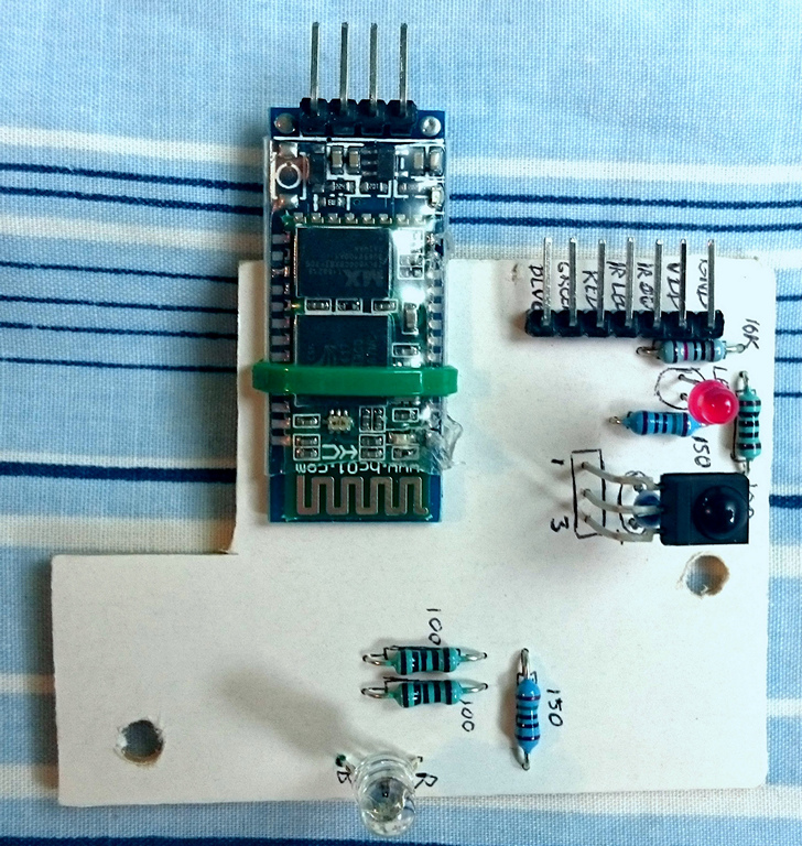 IR, RGB LED and Bluetooth PCB