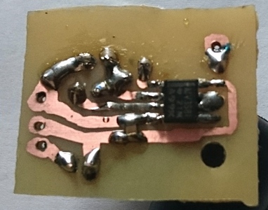 Comparator board, bottom