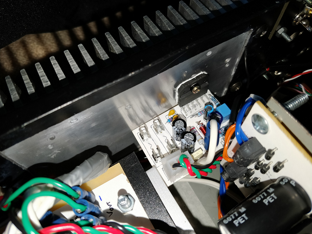 P19 Amp on heatsink