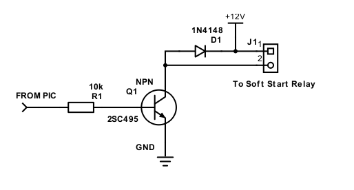 NPN Transistor Switch schematic