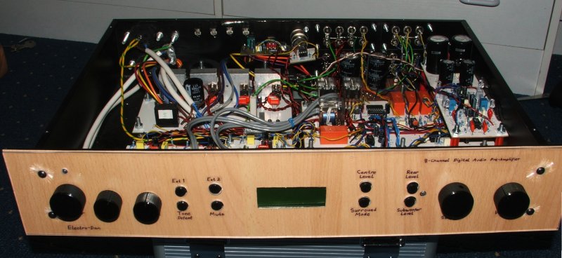 Preamp front open