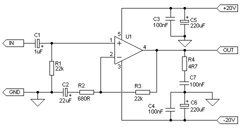 TDA2040 - 20W Single Chip Power Amp