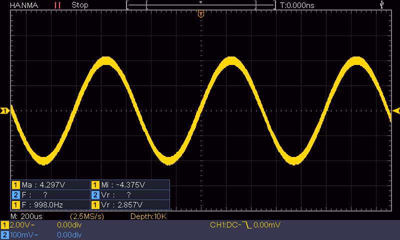 TPDA3122D2 oscilloscope capture