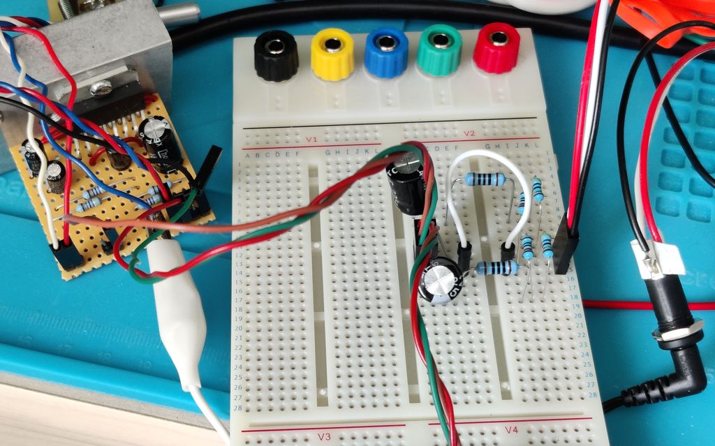 Photo of breadboard adaptor