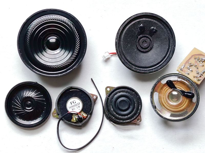 Miniature speakers with 1W or less power handling