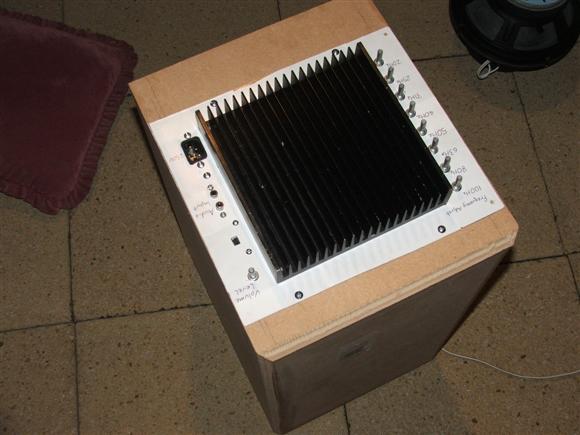 Amplifier attached to the rear