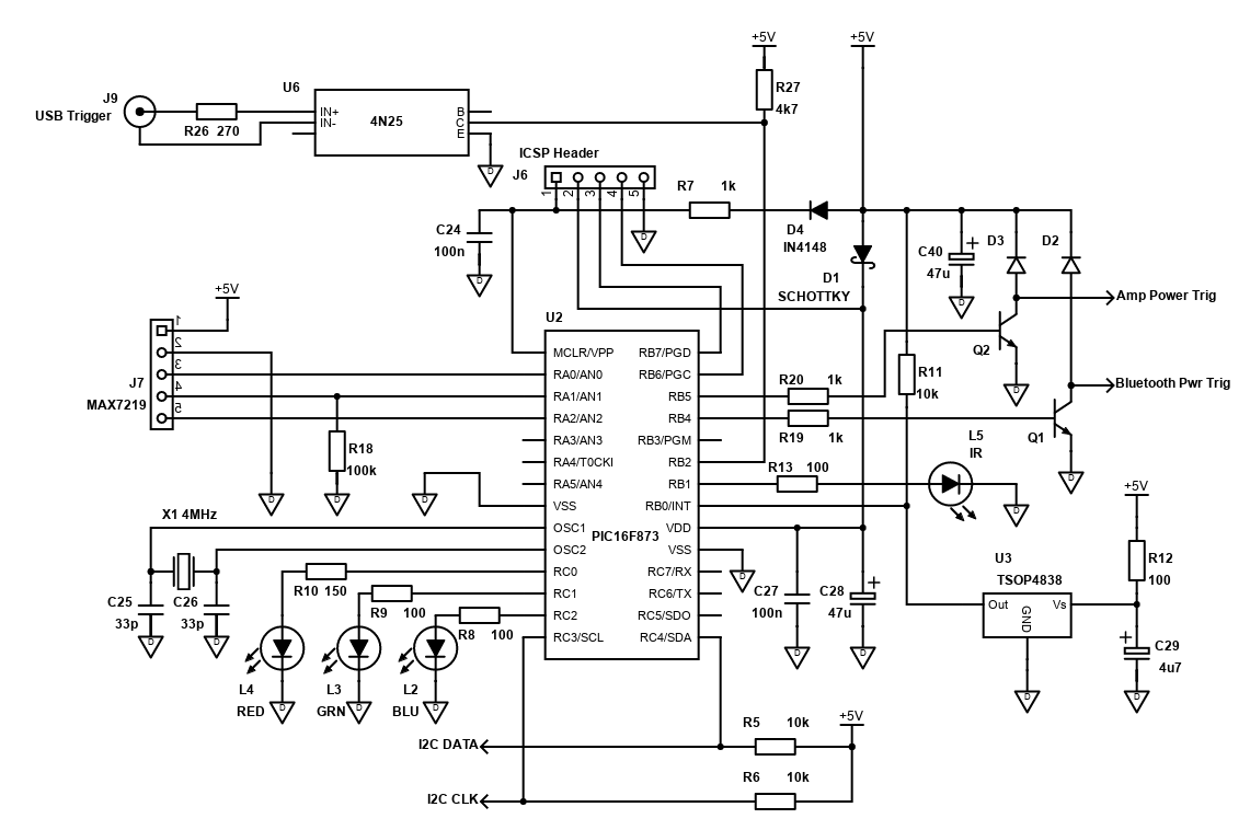 TDA7439/STA540 Amplifier - Design/Hardware