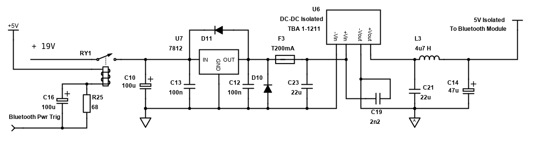 PSU schematic - 5V isolated section