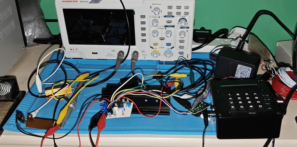 TDA7850 test setup