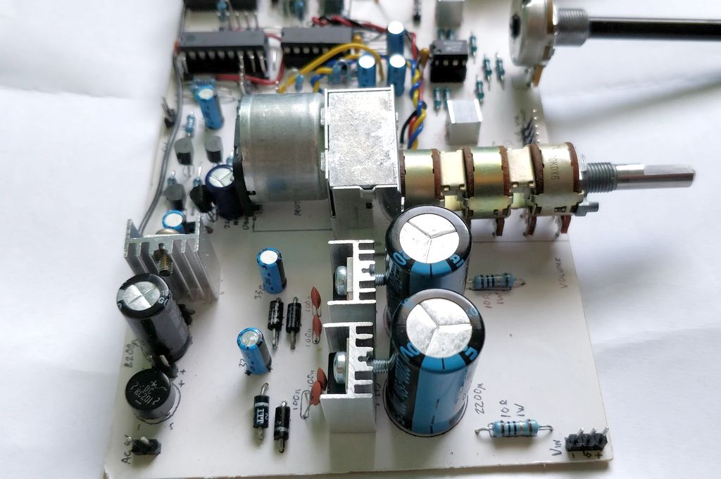 Preamp board regulator